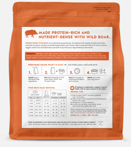 Sojos Wild Dog Food Wild Boar Recipe Sojos
